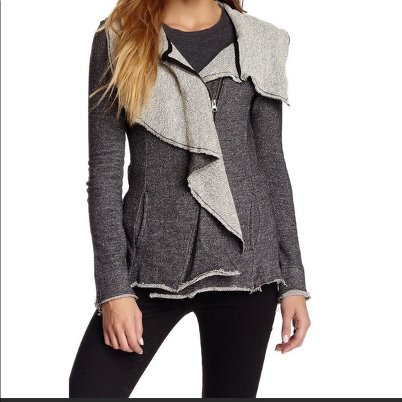 BLANC NOIR Ruffle Scowl Jacket - Picture 2 of 6